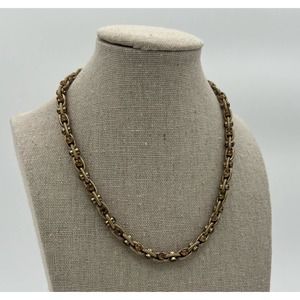 Lia Sophia Kiam Collection Goldtone & smoky crystal necklace
